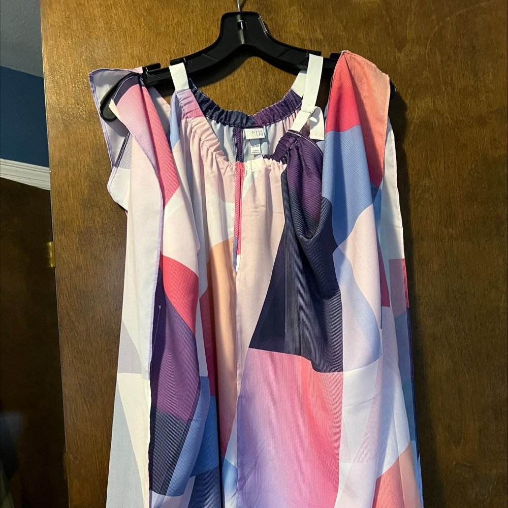 NWT Lane Bryant Cold Shoulder Halter Blouse